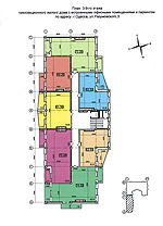 План 3-9-го этажей